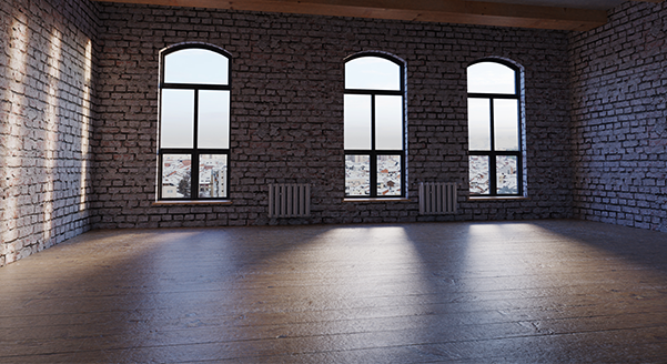 ダンススタジオ内観